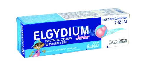 Elgydium Junior, bublinková zubná pasta, 50 ml