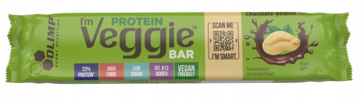 Olimp Veggie Protein Bar vegánska vege proteínová tyčinka 50g Czeko Orzech