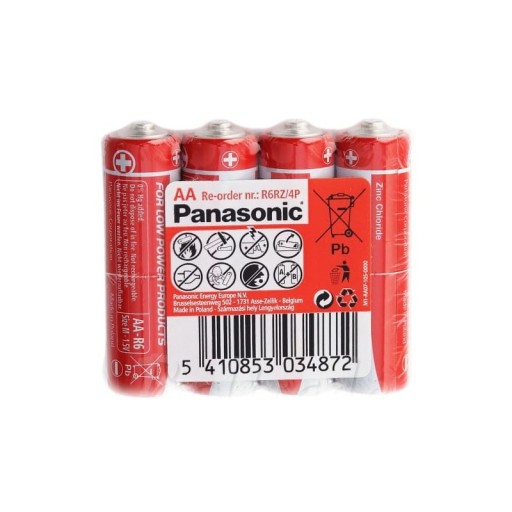 PANASONIC R6R AA BATÉRIE x 4 KS