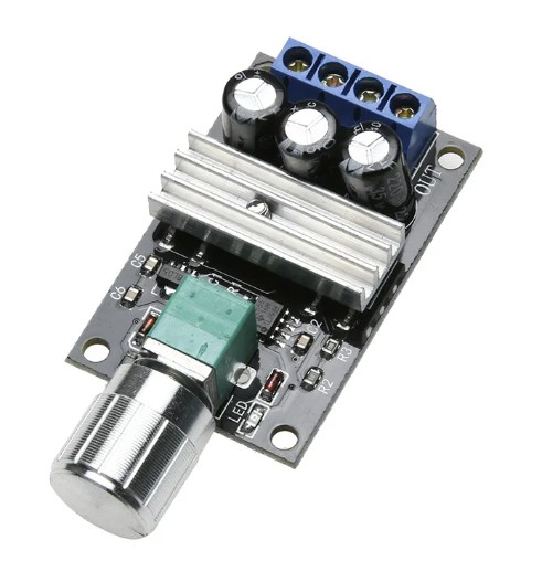 PWM regulátor DC regulátor otáčok motora 6-28V 3A 12V 24V 80W