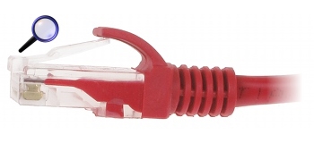 PATCHCORD RJ45/3,0-RED 3,0 m