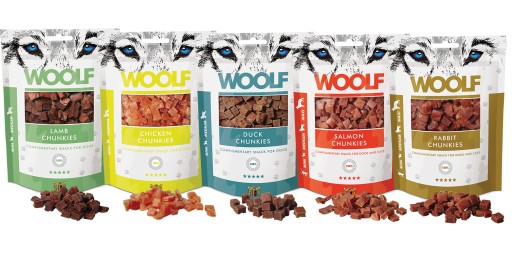 Woolf Duck Chunkies 100 g (kačica)