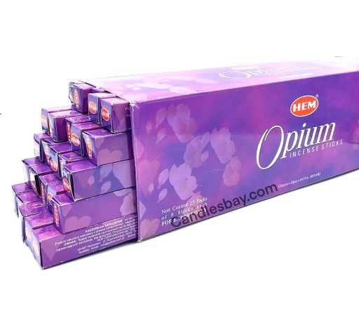 Vonné tyčinky Indické dlhé prírodné vonné tyčinky OPIUM 8 ks