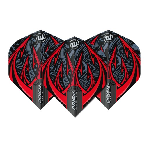 Šípkové perá Winmau Prisma Alpha Diablo Šípky