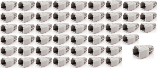 Gumový kryt pre zástrčku RJ45, 50 kusov