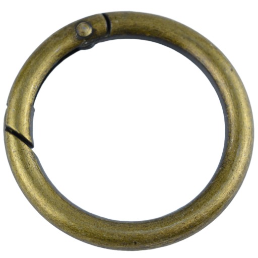 OTVÁRACÍ KRUH SHAKEL KARABÍNA KRUHÁ 30MM - ANTIK