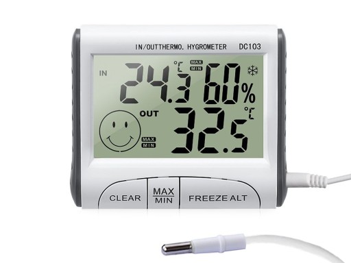METEOROLOGICKÁ STANICA POČASIE TEPLOMER HYGROMETER SNÍMAČ