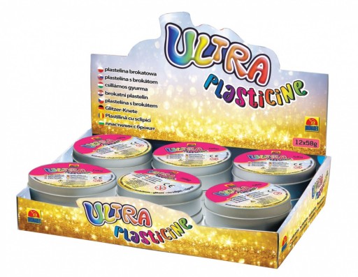 ULTRA PLASTICINE MAGICKÁ GLITROVÁ PLASTIKA PRE DETSKÉ HRY