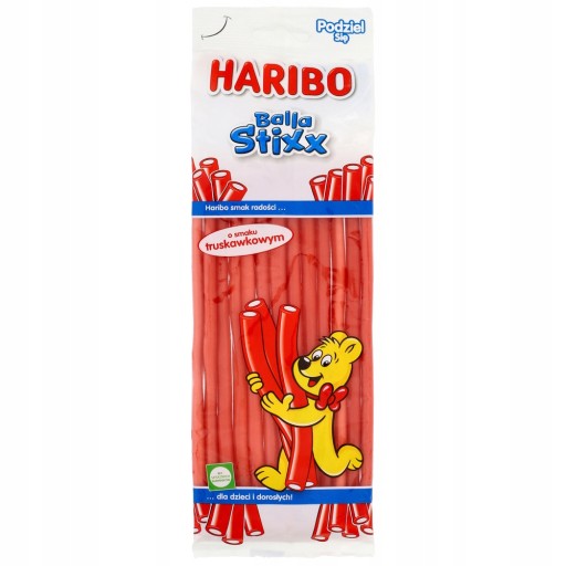 Haribo Balla Stixx želé s príchuťou jahoda 170g