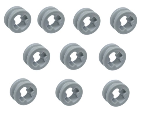 LEGO 1/2 Ring 4265c svetlosivá - 10 ks
