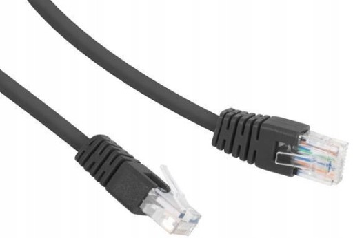 UTP 5e Patch kábel RJ-45 sieťový kábel 5 m čierny