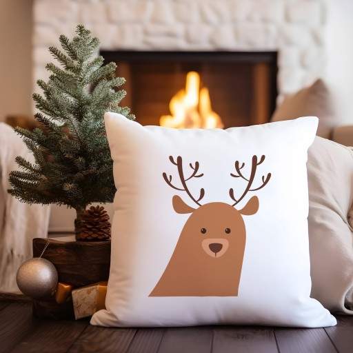 DEKORATÍVNY OBJAL NA VANKÚŠ 40x40 VIANOČNÝ S POTLAČ