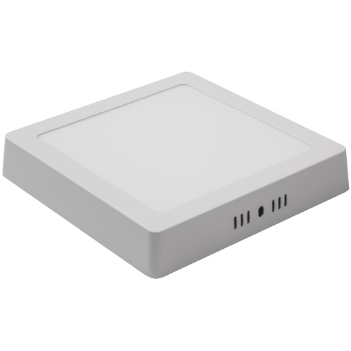 Štvorcový prisadený LED stropný panel, 12W, NEUTRÁL