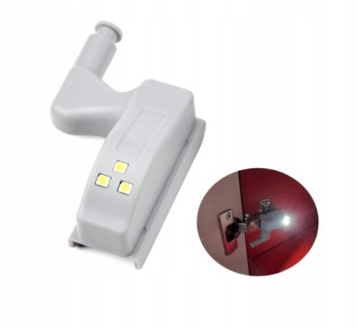 Skriňová lampa s výklopnými dvierkami a 3 LED diódami