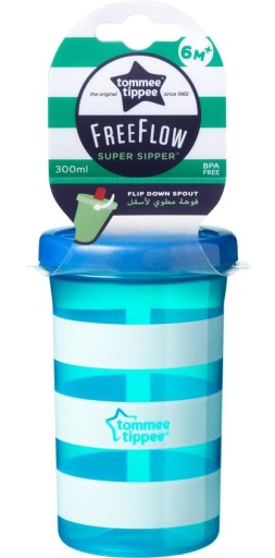 Tommee Tippee cup detská fľaša na vodu Super sipper 300ml 6m+ tyrkysová