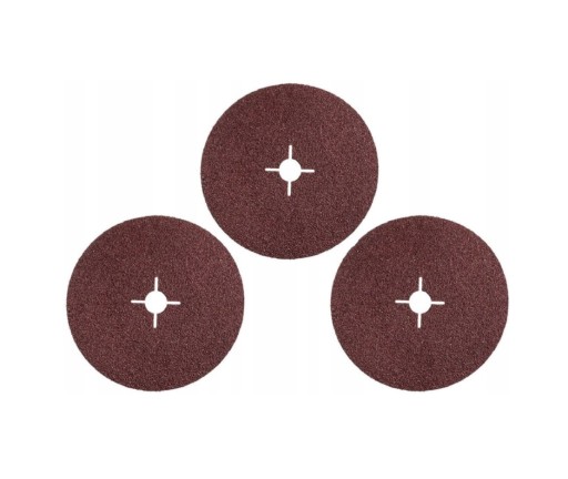 VLÁKNOVÉ BRÚSNE KOTOUČE 115 mm, P24 - 3 ks