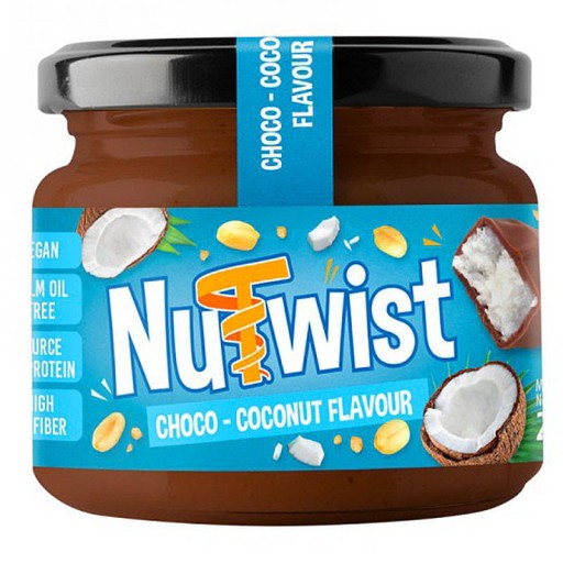 Nutwist - Orieškový krém s príchuťou čokoládovo-kokosovej tyčinky s hoblinami