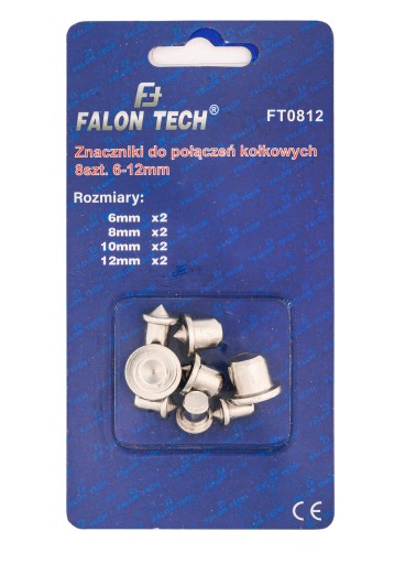 Falon-Tech FT0812 Značky na hmoždinkové spoje 6-12 mm 8 ks, centr.