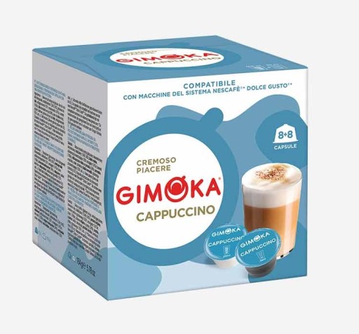 Kávové kapsuly Gimoka CAPPUCCINO pre Dolce Gusto 16