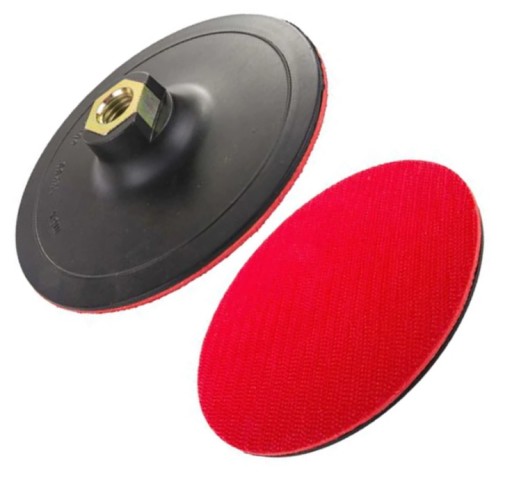 FLEXIBILNÝ DISK PRE BRÚSKY DISK HRUBÝ PAPIER 125mmx10mm VELCRO + ADAPTÉR
