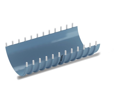 Hadica na odsávanie plynov, ventilátor fi 32, sacia PVC, 1 m