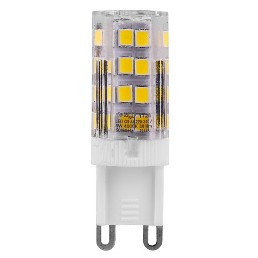 G9 SMD 2835 LED žiarovka 5W 230V 380lm do lustrov