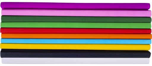 CRIPPED hodvábny papier 50x200cm 10 FARIEB - ASTRA