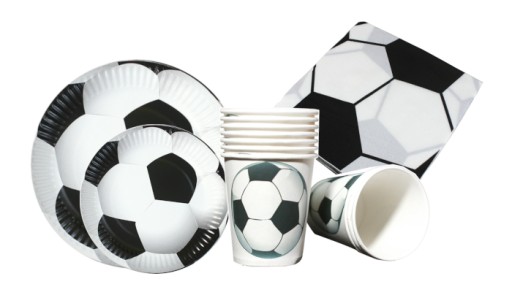 PAPIEROVÁ SÚPRAVA TANIERE, ŠÁLKY, FUTBAL