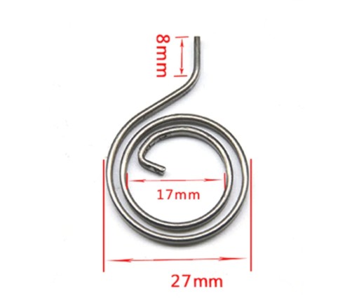 Pružina kľučky dverí STRONG 1,3x2,6mm Sada 2 ks.