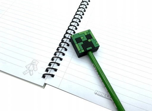 Školská súprava Minecraft, ceruzka s gumou, 2 ks
