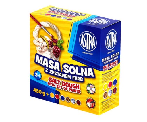 SOĽNÉ CESTO 450G + SÚPRAVA 6 NÁTEROV ASTRA MAĽOV