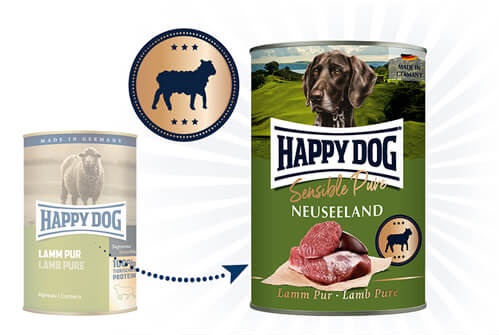 Happy Dog Sensible Pure Neuseeland 400g Jahňacie mäso