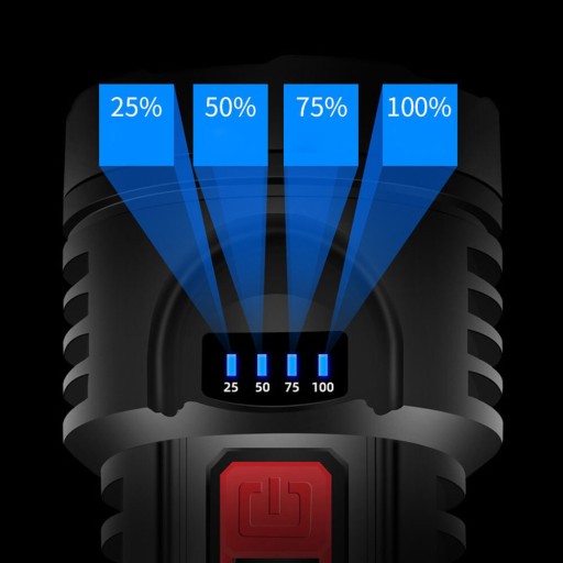 NABÍJACIA LED BATERKA + COB USB