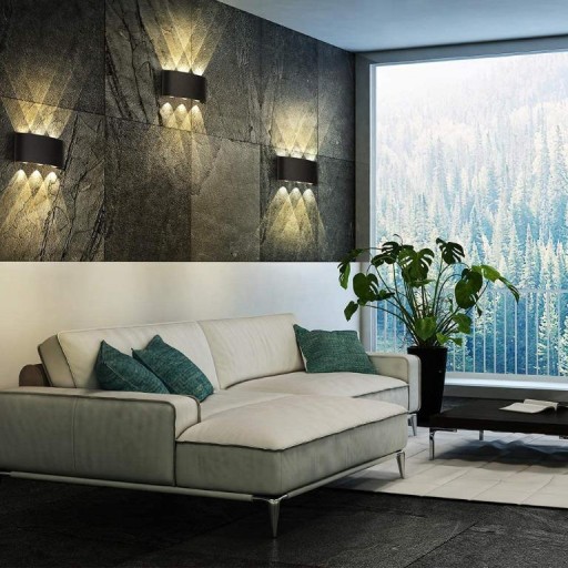 NÁSTENNÁ LAMPA MODERNÁ LED PROJEKTOROVÁ LAMPA NA NÁSTENU
