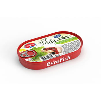 Evra.Filet z makrely.olivy 170g