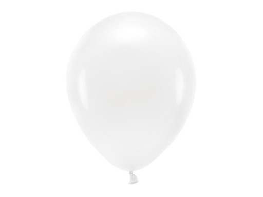 Balóny Biele zlato Konfety Narodeniny Krst Prijímanie Narodeniny 30cm 10ks