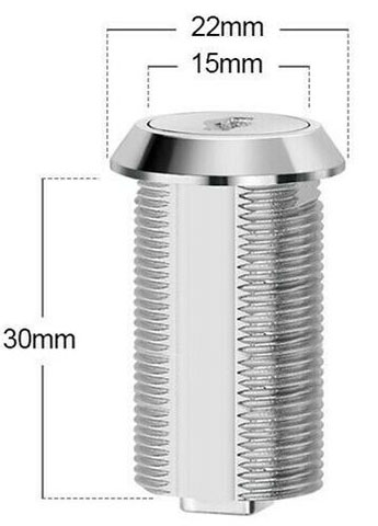 Kazetový zámok pre zásuvkové boxy 19 x 30 mm