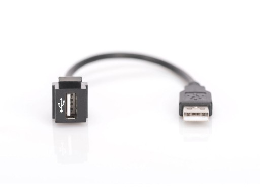 Konektor USB 2.0 keystone modulu s 12 cm káblom Digitus DN-93402