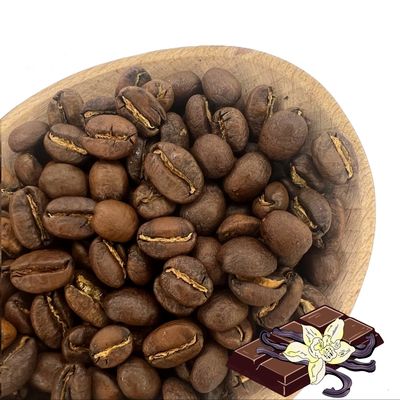 Káva s príchuťou Arabica ČOKOLÁDA-VANILKA zrná/mletá 100g