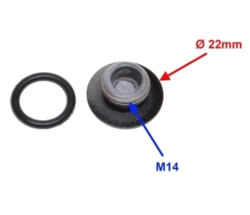 MINI CROSS ROMET Ľavá krycia zátka Malý motor 154 FMI + tesnenie