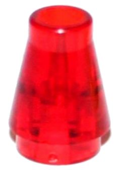 LEGO 1X1 ČERVENÝ KUŽEL CEZ. 59900 4589B 4 KS