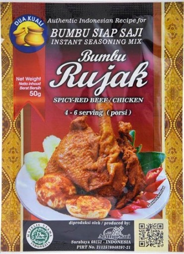 DUA KUALI BUMBU BUMBU RUJAK 50G INDONÉZIA