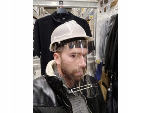 OCHRANNÝ ŠTÍT NA TVÁR TRANSPARENTNÁ MASKA