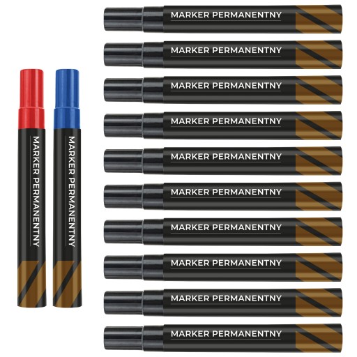 Permanentný popisovač 12 ks