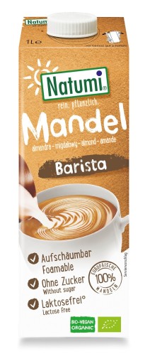 BARISTA MANDĽOVÝ NÁPOJ NEOBSAHUJE BIO CUKOR 1L