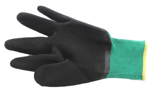 Záhradné pracovné rukavice penové LATEX, veľkosť 10