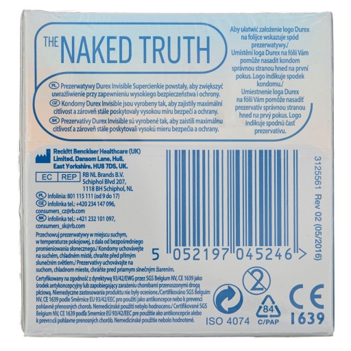 Tenké kondómy Durex Maximálne pocity 3x