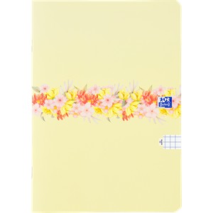 Zápisník Oxford Flowers A5, 32 štvorcových strán