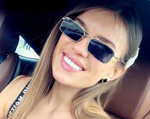 Obdĺžnikové letecké okuliare Gold Women Men Ochrana proti slnečnému žiareniu s UV filtrom