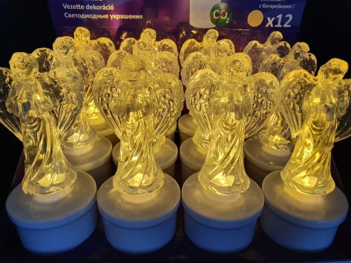 SVIEČKOVÁ VLOŽKA DO LED SVIEČKY ANJELSKÝ CINTORÍN 15CM WW